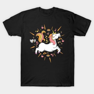 Unicorn Thanksgiving Super Awesome T-Shirt